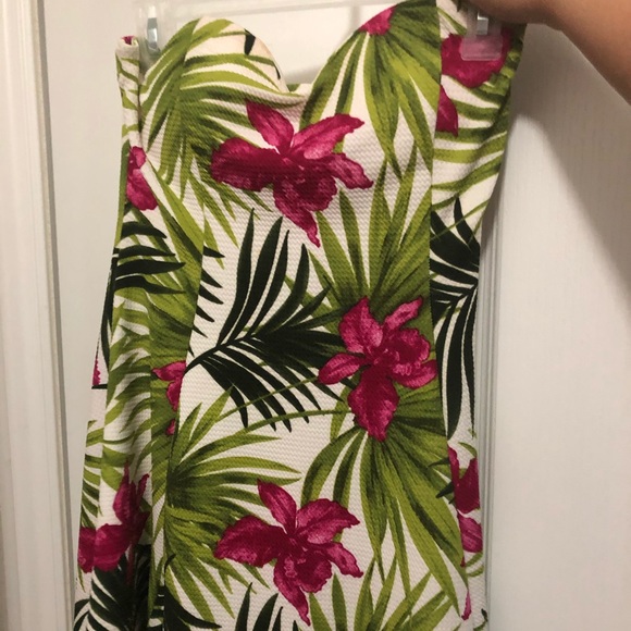 Tropical Printed Dress - Picture 1 of 2